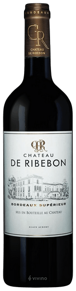 Chateau de Ribebon Bordeaux AOC Supérieur 2018 0,75 l