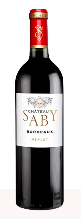 Chateau Saby Bordeaux Supérieur AOC 2018 0,75 l