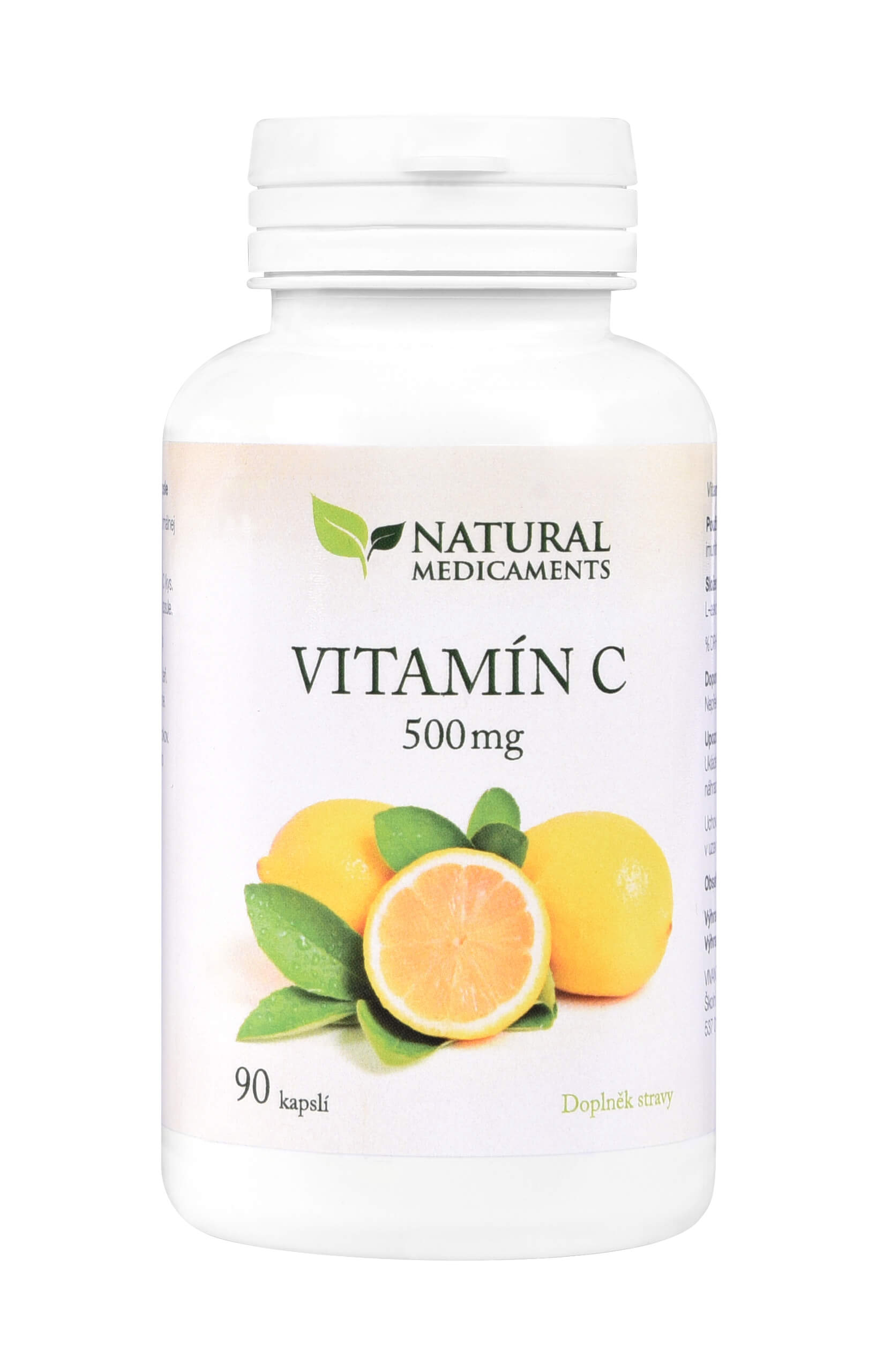 Natural Medicaments Vitamín C 500mg 90 kapslí