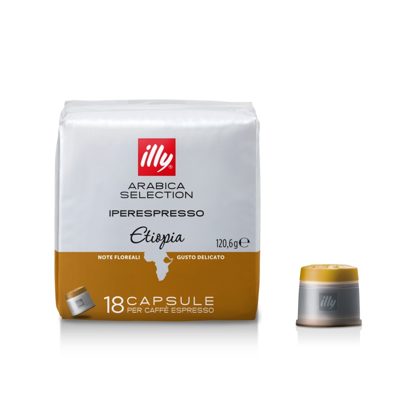 Kávové Kapsle Illy IperEspresso Arabica Selection Etiopia - 18 ks