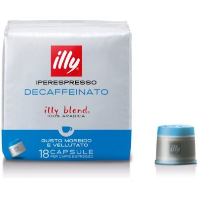 Kávové Kapsle Illy IperEspresso Decaffeinato - bez kofeinu - 18 ks