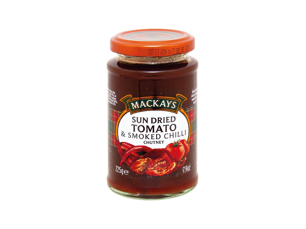 Mackays Sun Dried Tomato Smoked Chilli Chutney - Chutney se sušenými rajčaty a chilli 205g Mackay