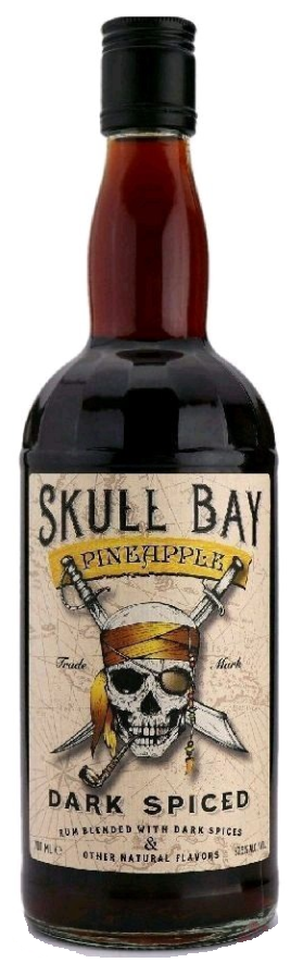 Skull Bay Dark Spiced Pineapple 37,5% 0,7l