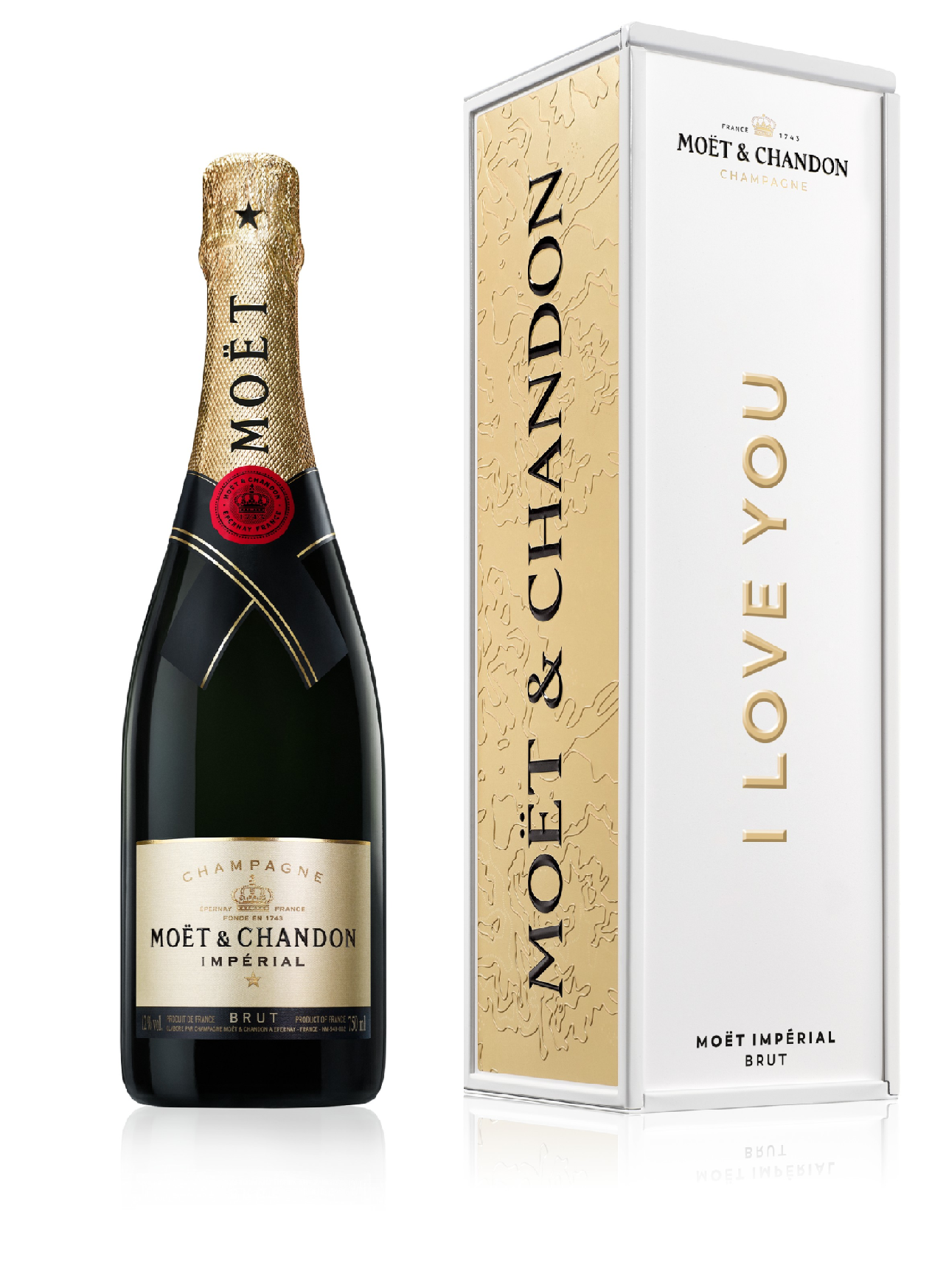 Moët & Chandon Moet and Chandon Impérial Love 0,75l (dárkové plechové balení)