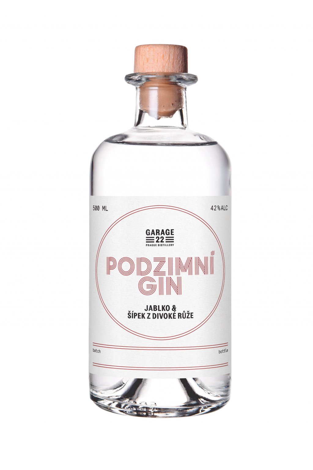 Garage 22 Podzimní Gin - Jablko a šípek z divoké růže 42% 0,5l