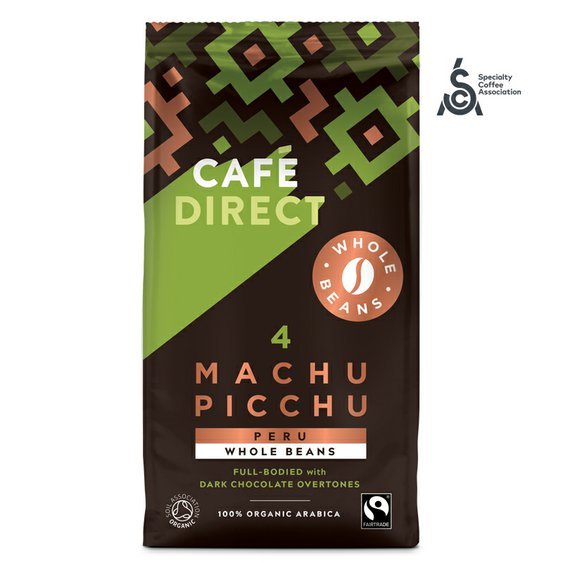 Káva BIO Machu Picchu SCA 82 - zrnková káva 227g Cafédirect