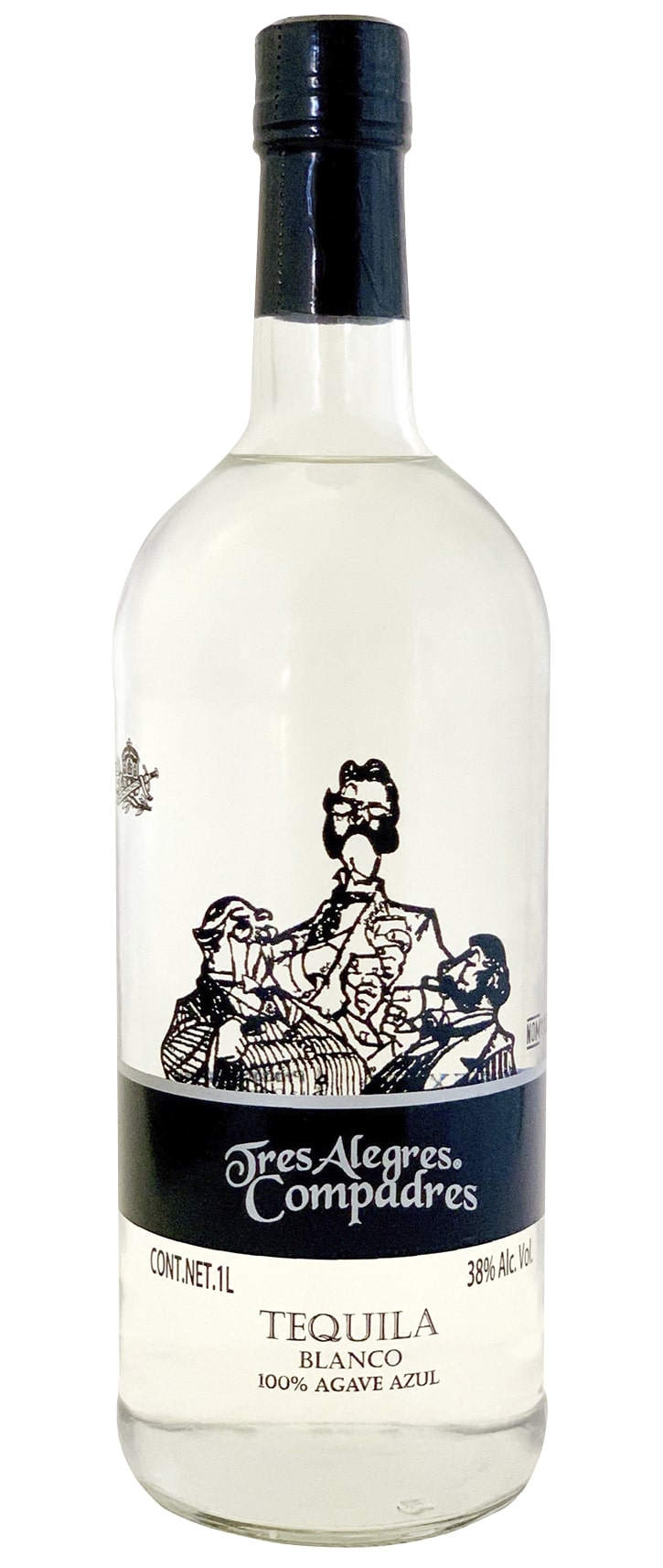 Tres Alegres Compadres Blanco 1l 38%