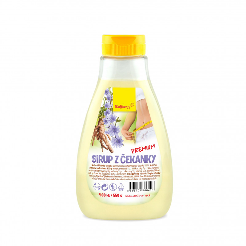 Sirup z čekanky 400 ml Wolfberry