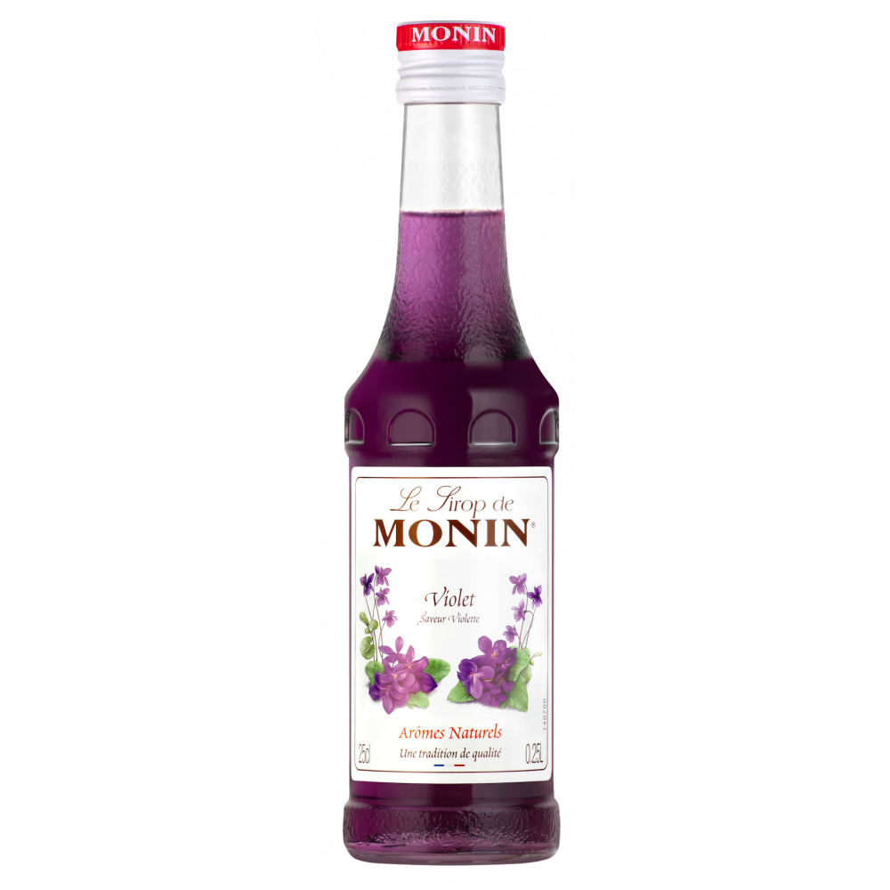 Monin Fialkový/Violet sirup, 250ml