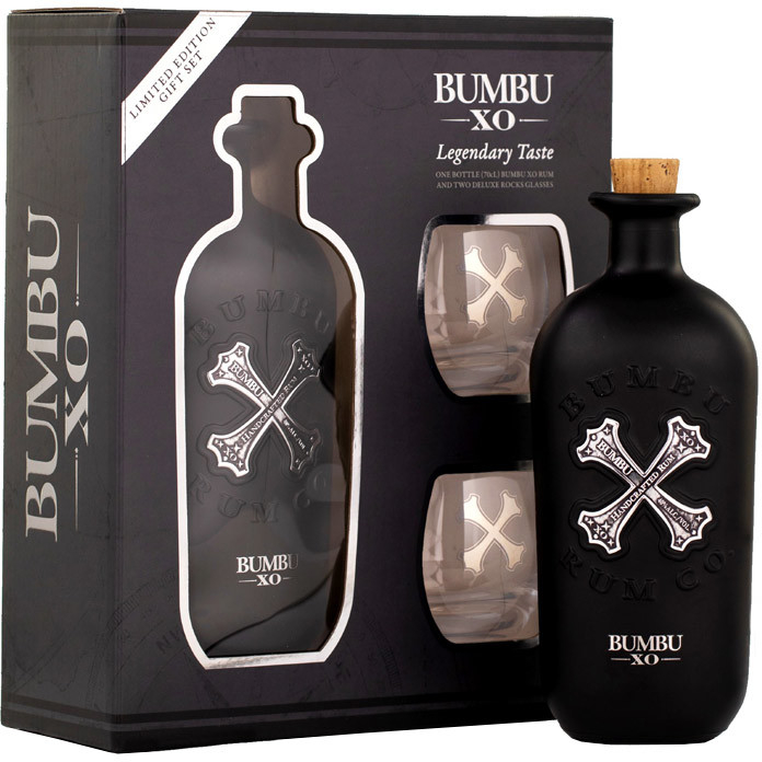 Bumbu Rum XO (Karton + 2 skleničky) 40% 0,7l (Karton + 2 skleničky)