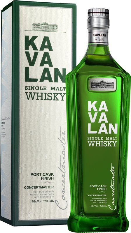 Kavalan Concertmaster Port Cask Finish 40% 0,7l (kazeta)