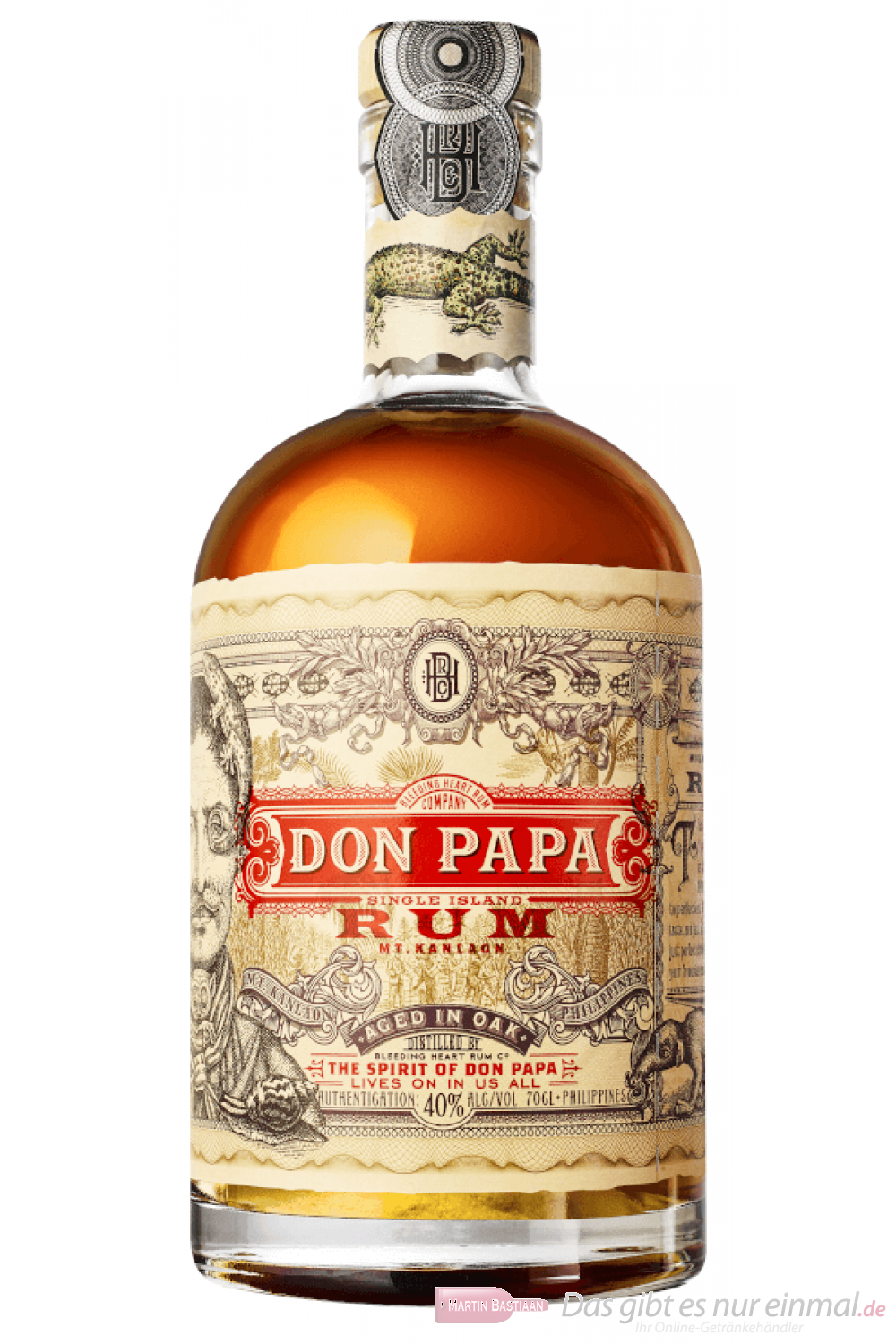 Don Papa Rum 7y 40% 0,7 l (holá láhev)