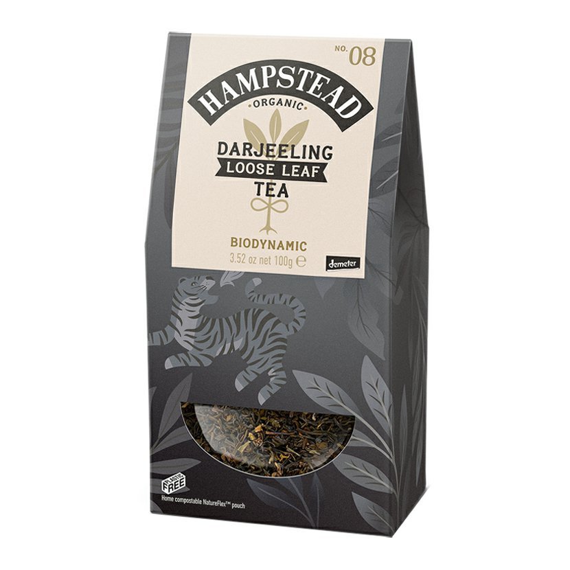 Hampstead Tea London BIO černý sypaný čaj Darjeeling 100g Hampstead London