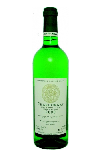 Mikrosvín Mikulov Chardonnay výběr z hroznů suché 2000 14% 0,75l