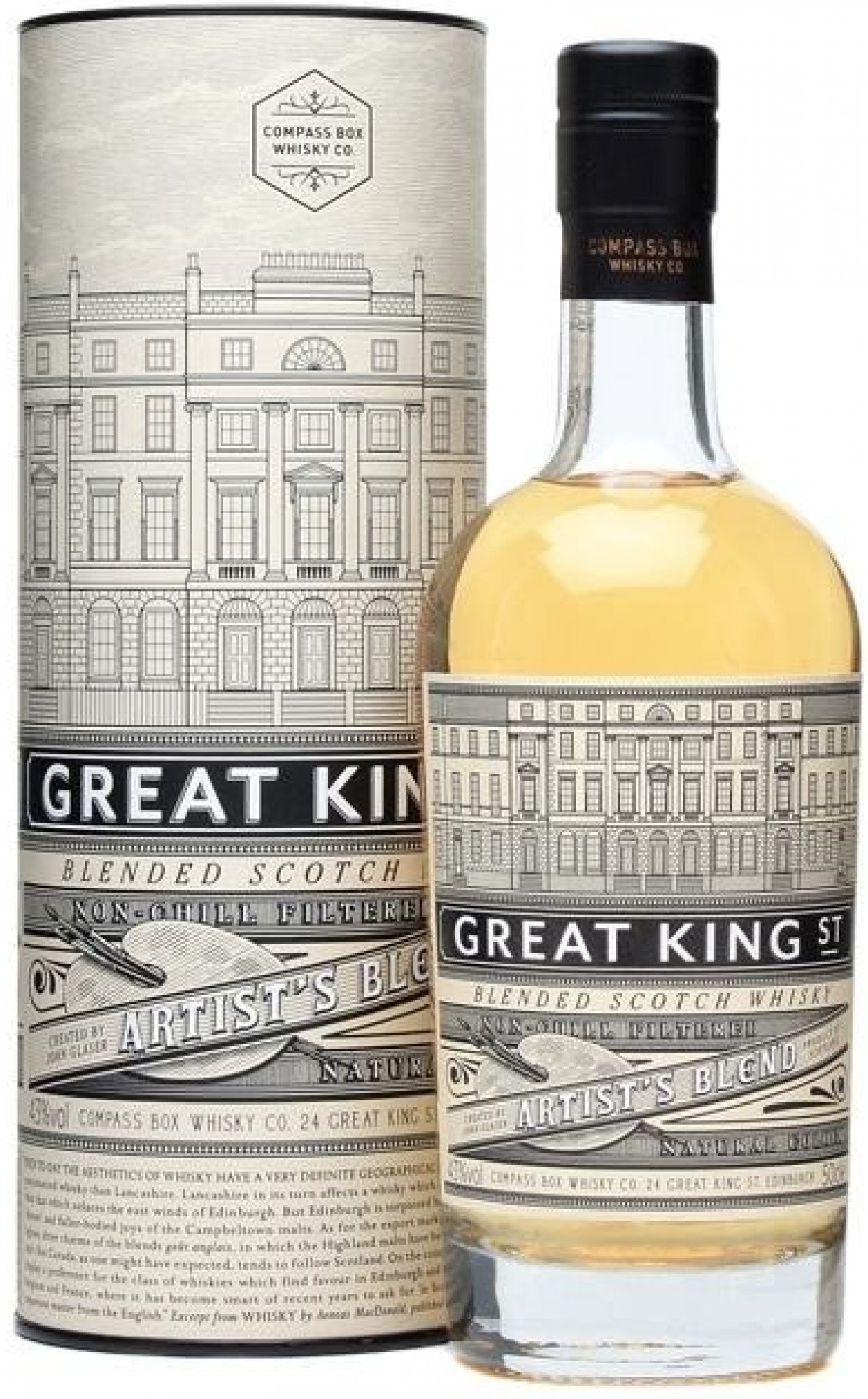 Compass Box Great King Street 43% 0,5 l (Tuba)