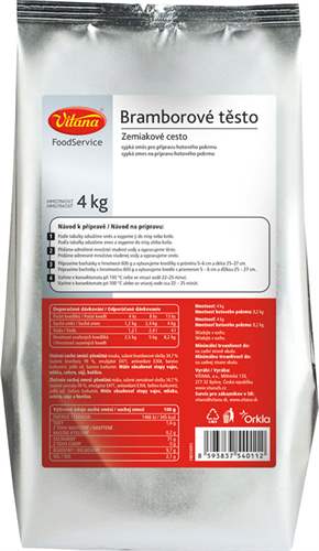 Bramborové těsto 4kg Vitana