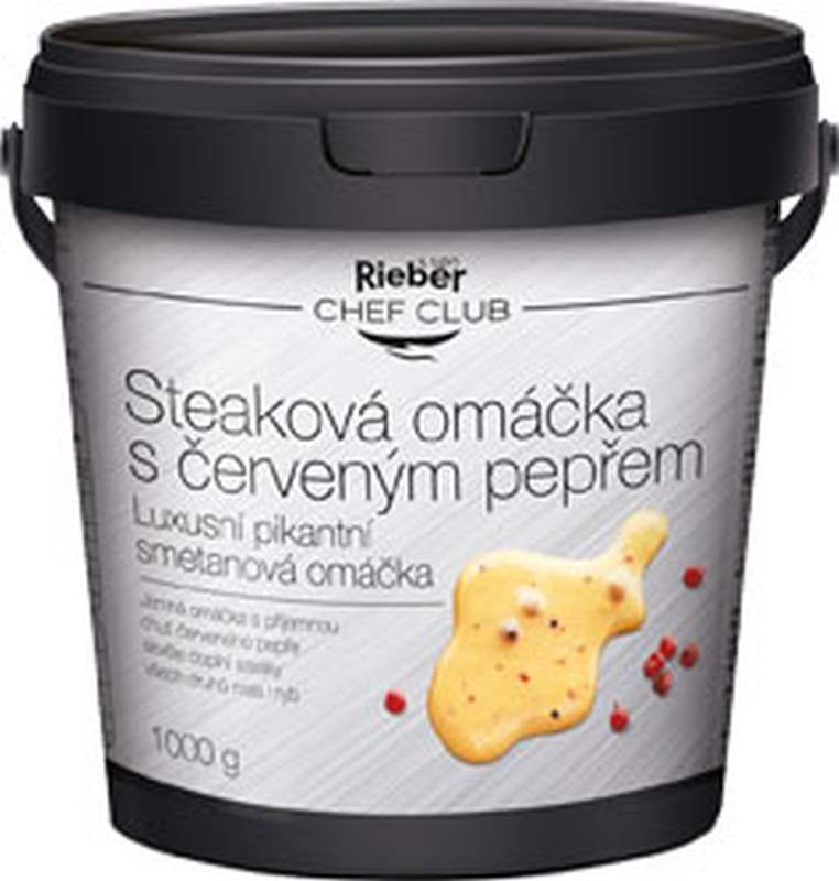 Chef Club Omáčka steak s červeným pepřem 1kg