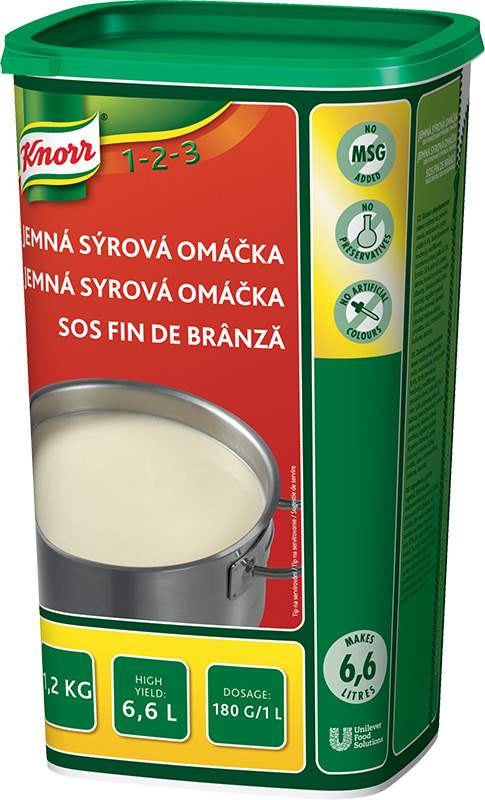 Omáčka jemná sýrová 1,2kg Knorr