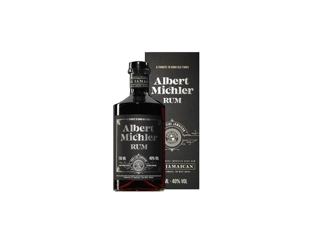 Albert Michler Rum v dárkové krabičce 40% 0,7l (Karton)