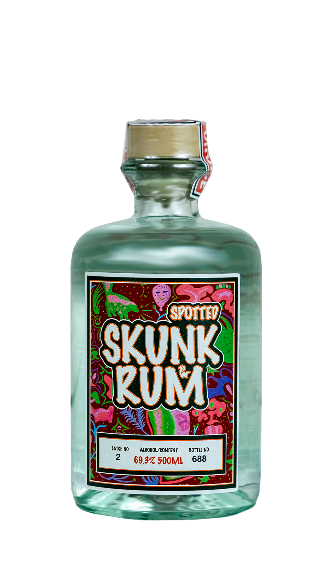 Striped SKUNK Rum Batch 2 69,3% 0,5 l (holá láhev)