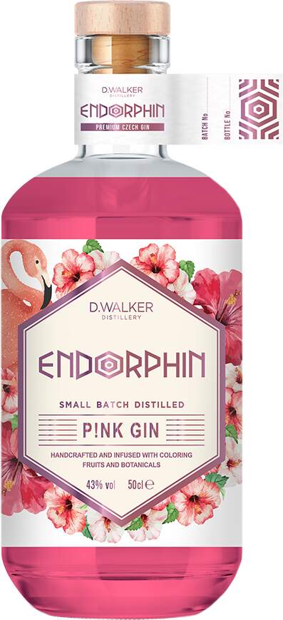 Gin Endorphin P!NK 43% 0,5l