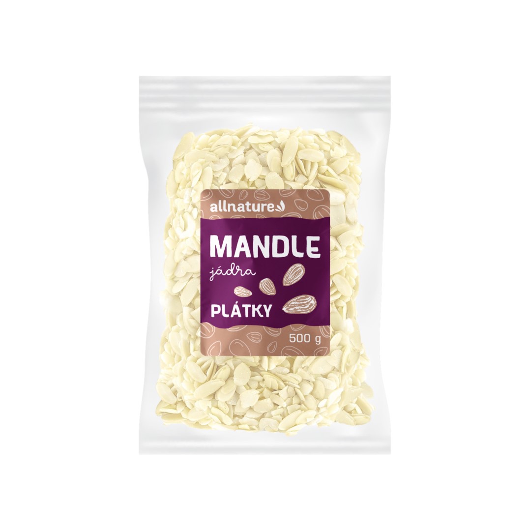 Allnature Mandle plátky 500 g