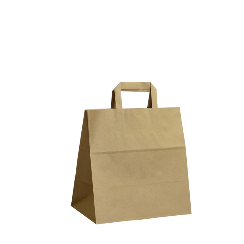 Dárková taška papírová hnědá Takeaway 26x17x25