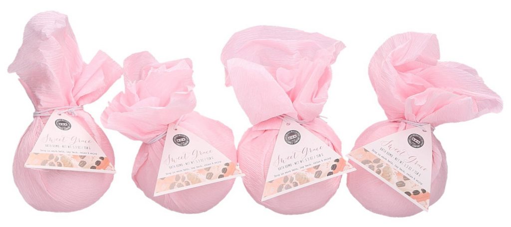 Šumivá bomba do koupele Bridgewater Candle Company Sweet Grace - Andělská křídla 150g