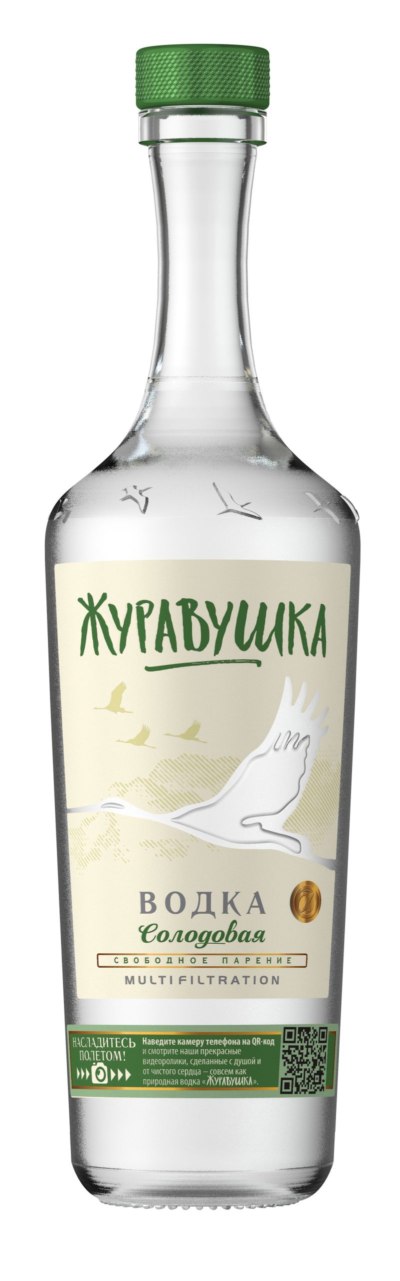 Vodka Zhuravushka - Malt 40% 0,5 l