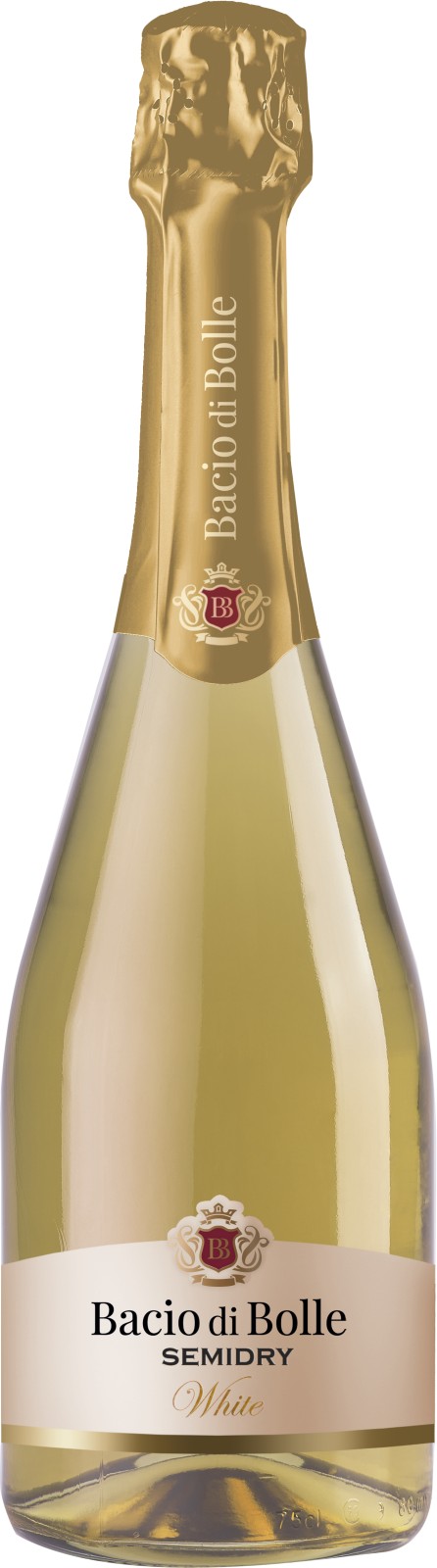 Bacio Di Bolle White Semi Dry - bílé šumivé víno 12% 0,75l