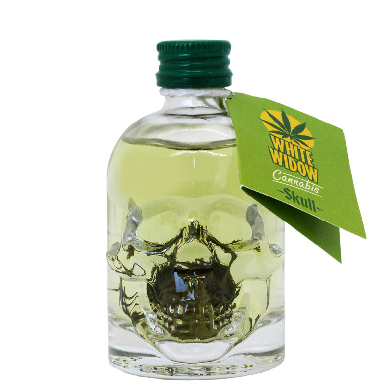 Vodka Skull Cannabis White Widow MINI 30% 0,05 l