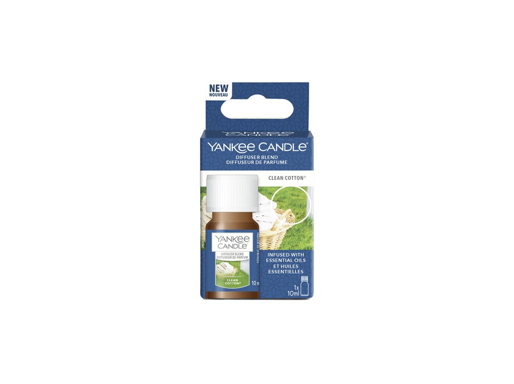 Yankee Candle vonný olej Clean cotton 10 ml