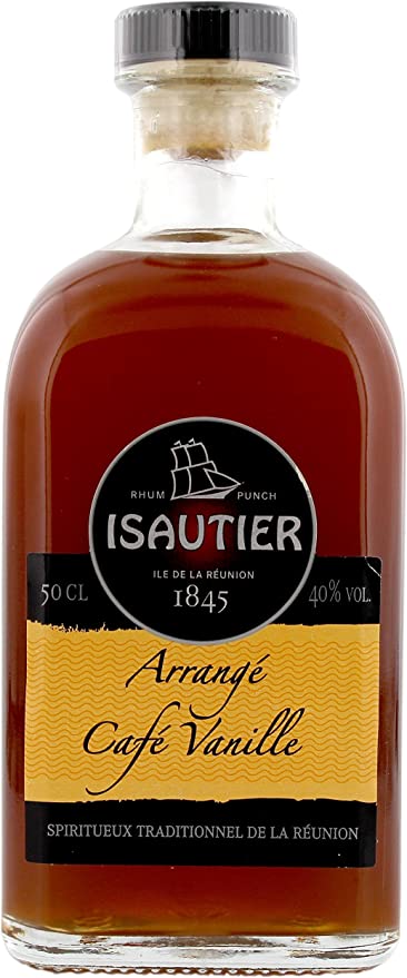 Isautier Arrange Coffee Vanilla Rum Liqueur 40% 0,5 l (holá láhev)