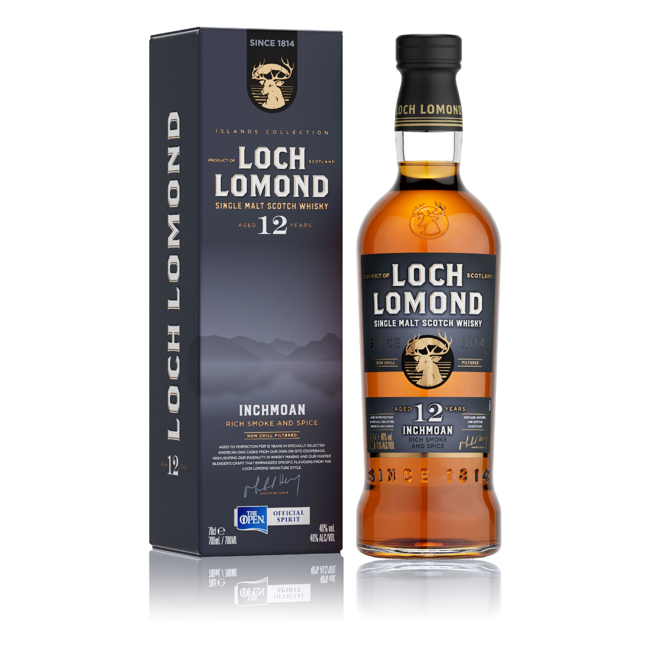 Whisky Loch Lomond Inchmoan 12YO Rich Smoke and Spice 46% 0,7 l (karton)
