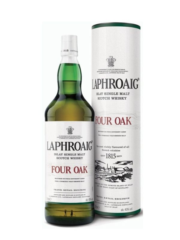 Whisky Laphroaig Four Oak 40% 1 l (tuba)
