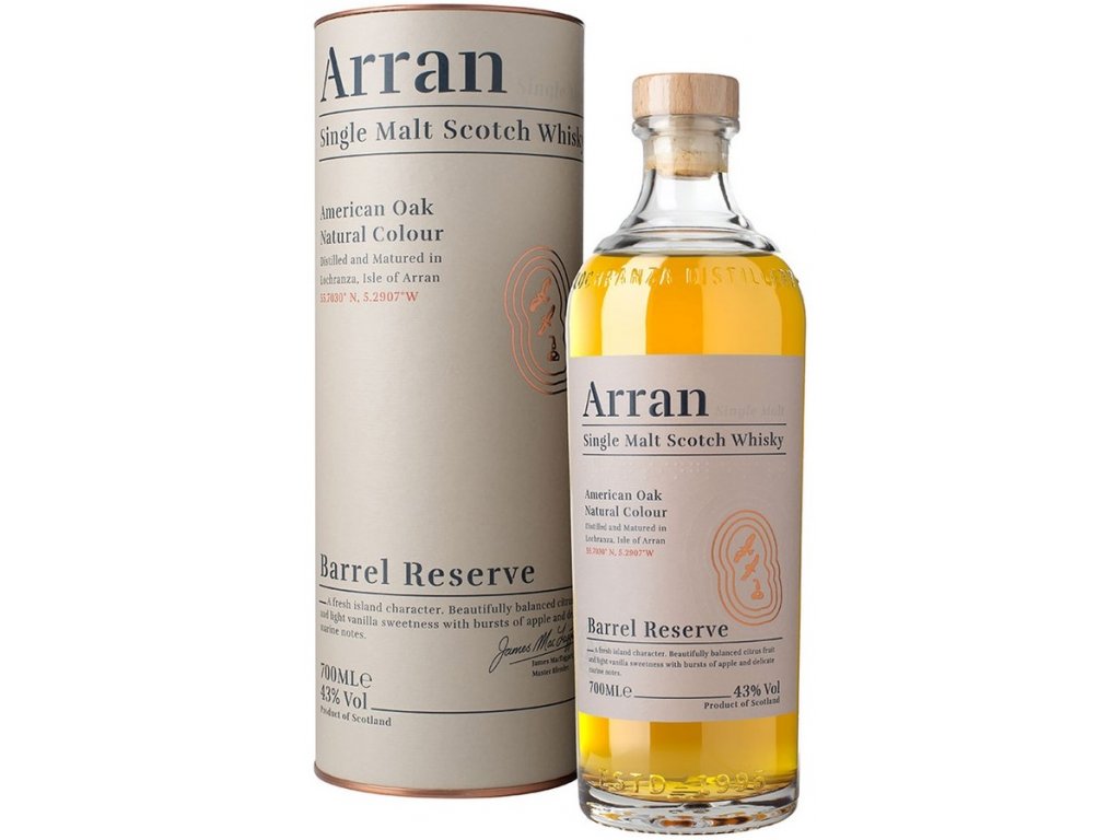 Whisky Arran Barrel Reserve 43% 0,7 l (tuba)