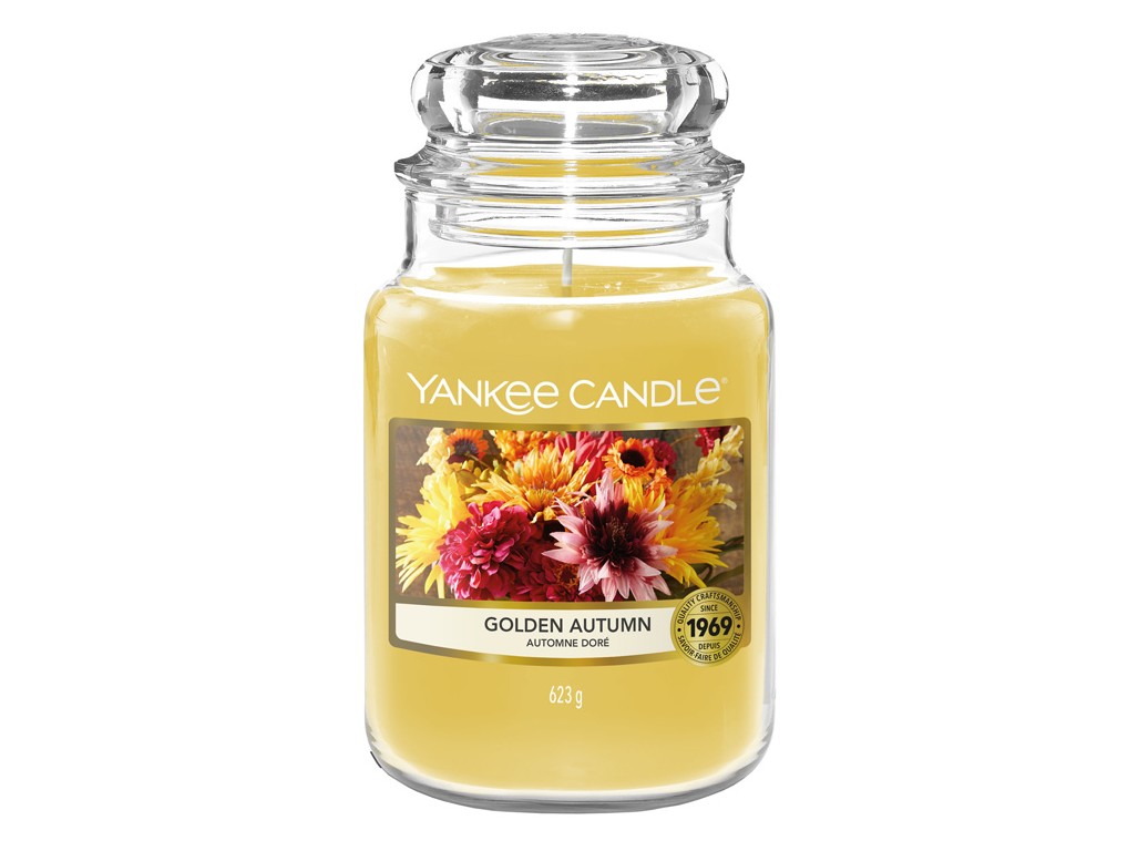 Svíčka Yankee Candle Golden Autumn - Zlatý podzim 623g velká