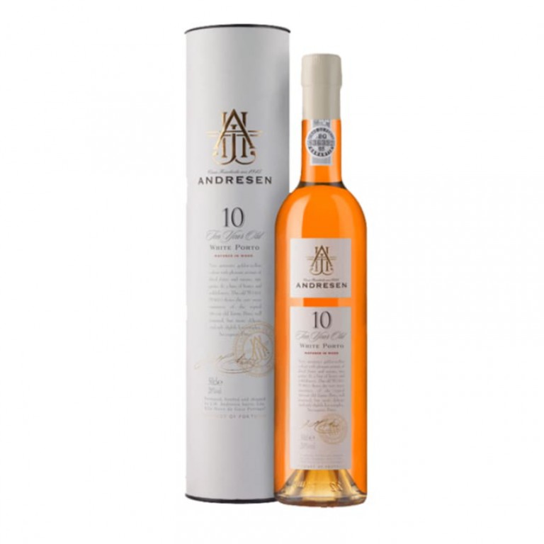 J.H. Andresen 10 Year Old White Port 10y 20% 0,5 l (tuba)