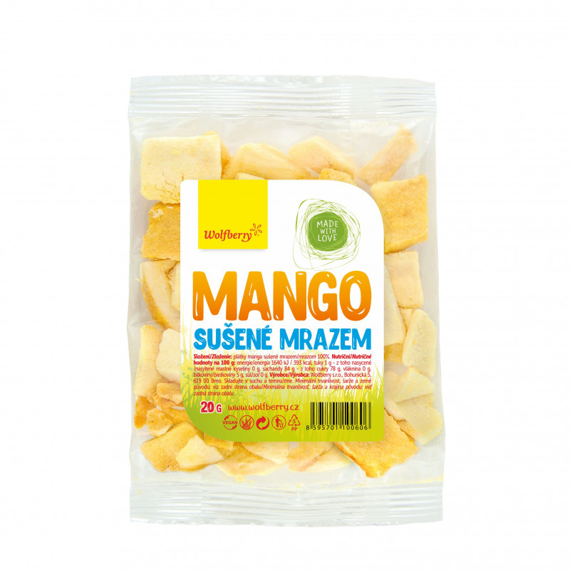 WOLFBERRY Mango sušené mrazem 20 g