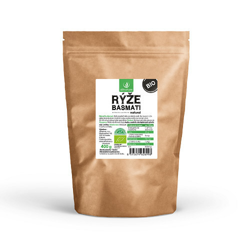 BIO Rýže Basmati natural 400g Allnature