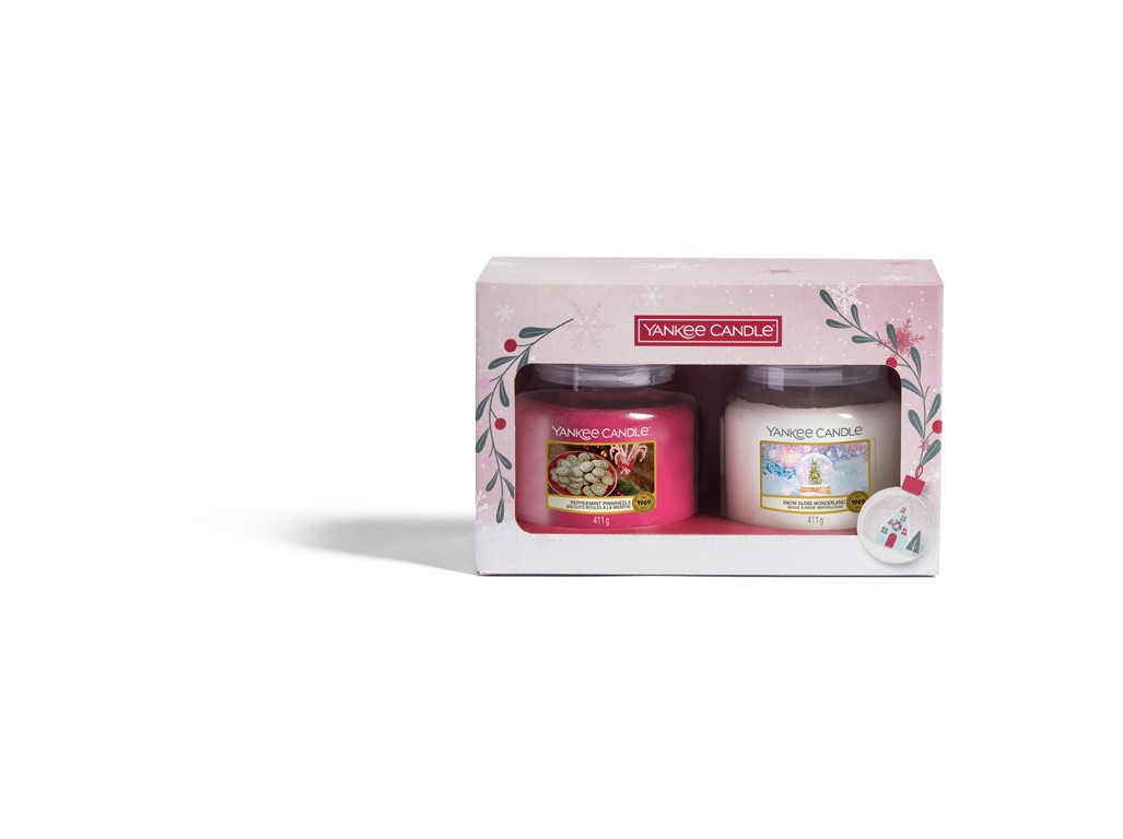 Yankee Candle - Vánoční dárková sada 2 ks středních svíček classic