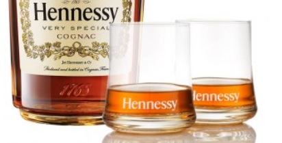 Sklenice Hennessy 2x0,2l