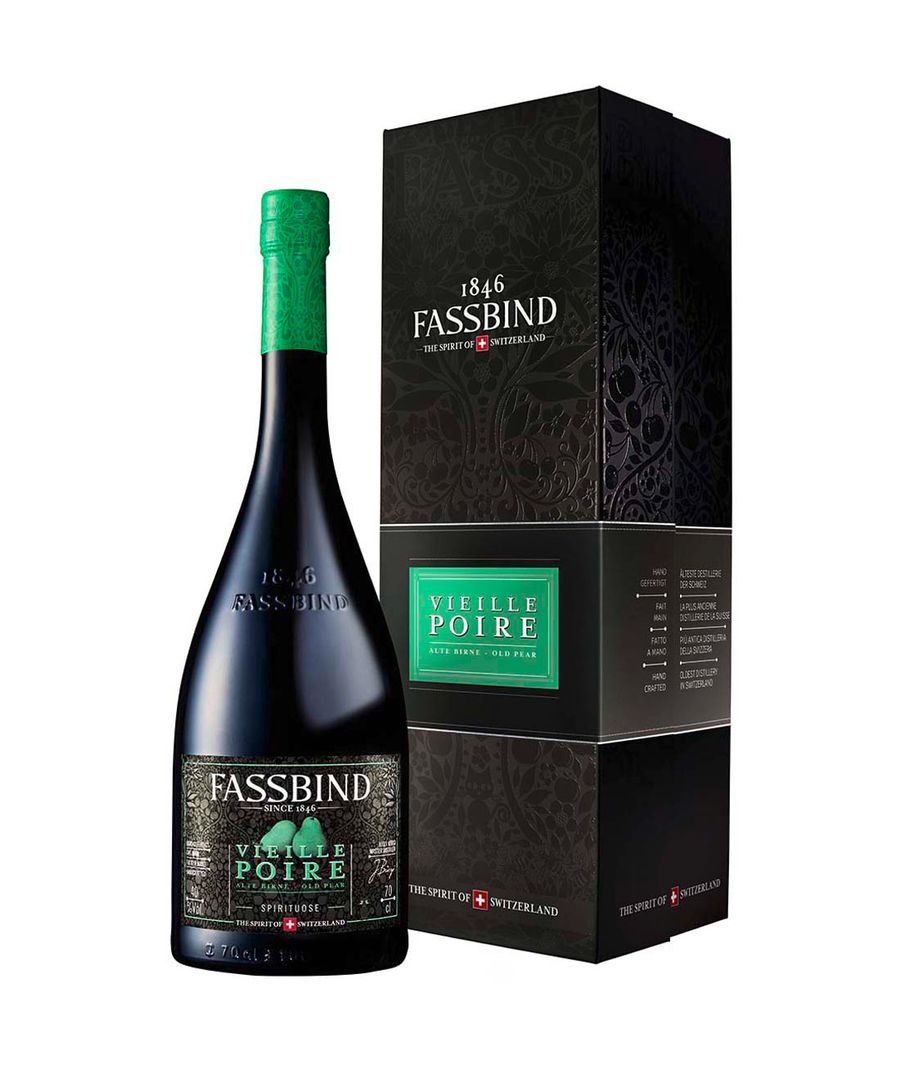 Fassbind Vieille Poire Stařená Hruška 40% 0,7 l (karton)