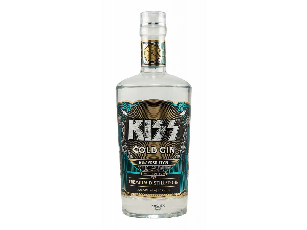 Kiss Cold Gin 40% 0,5 l (holá láhev)