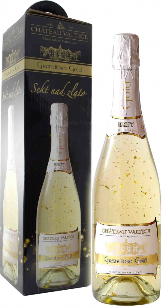Sekt Grandioso Gold 24k Brut 0,75
