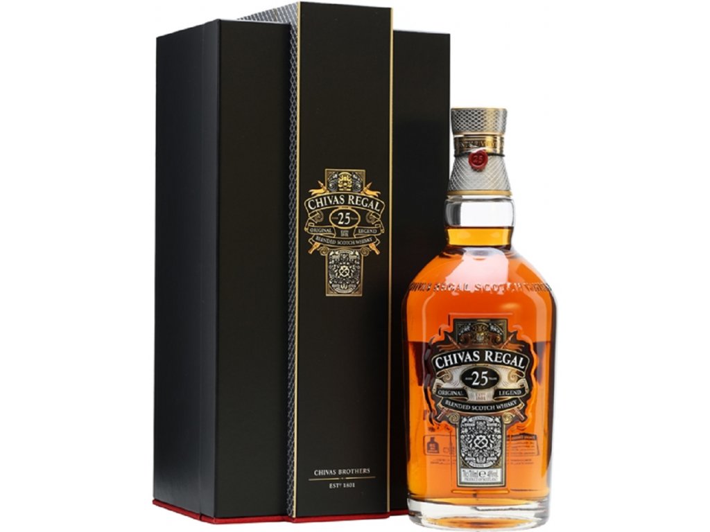 Chivas Regal 25y 40% 0,7 l (kazeta)