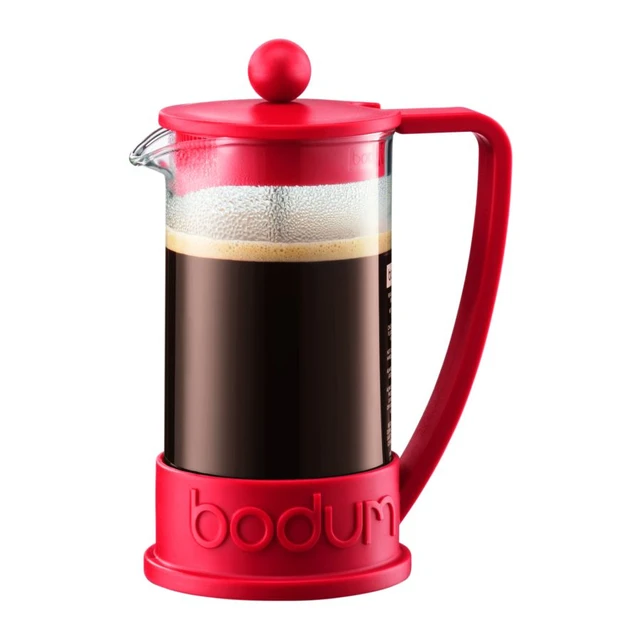 French press Bodum BRAZIL (10938-294) - na 8 šálků 1000 ml - červený