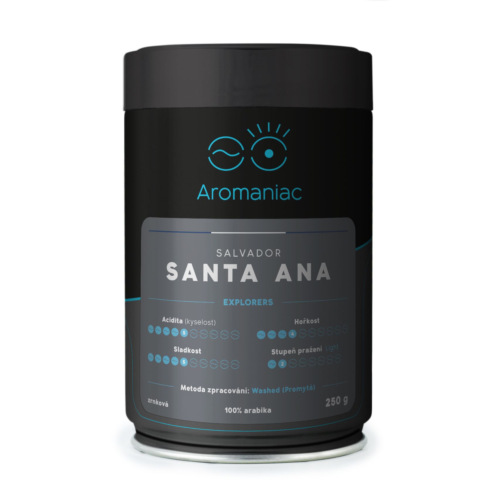 Aromaniac Káva Salvador Santa Ana mletá dóza 250 g