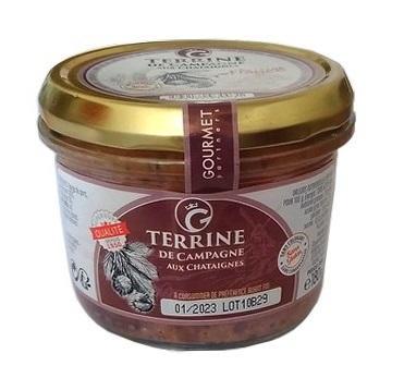 Farmářská terina s kaštany ve skle 180g Gourmet Partners