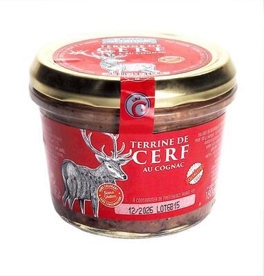 Jelení terina s koňakem ve skle 180g Gourmet Partners